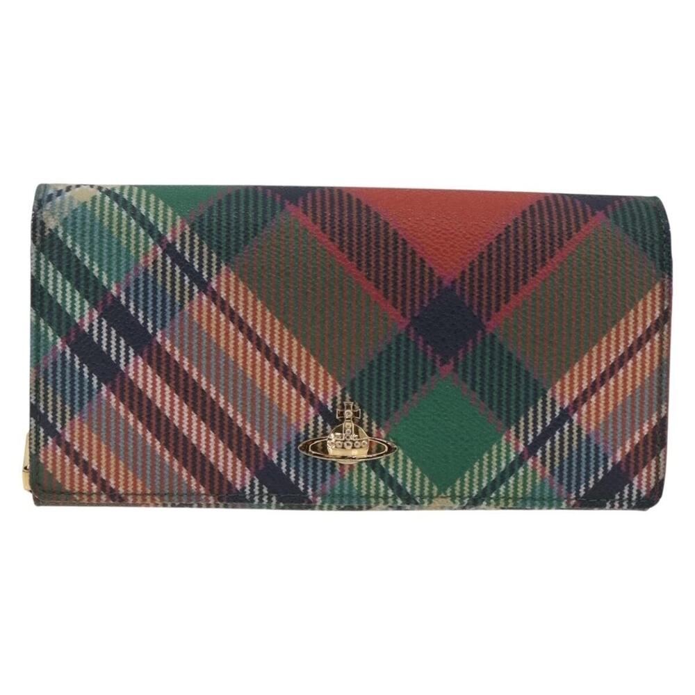 Vivienne Westwood Vinyl Long Wallet Multicolor